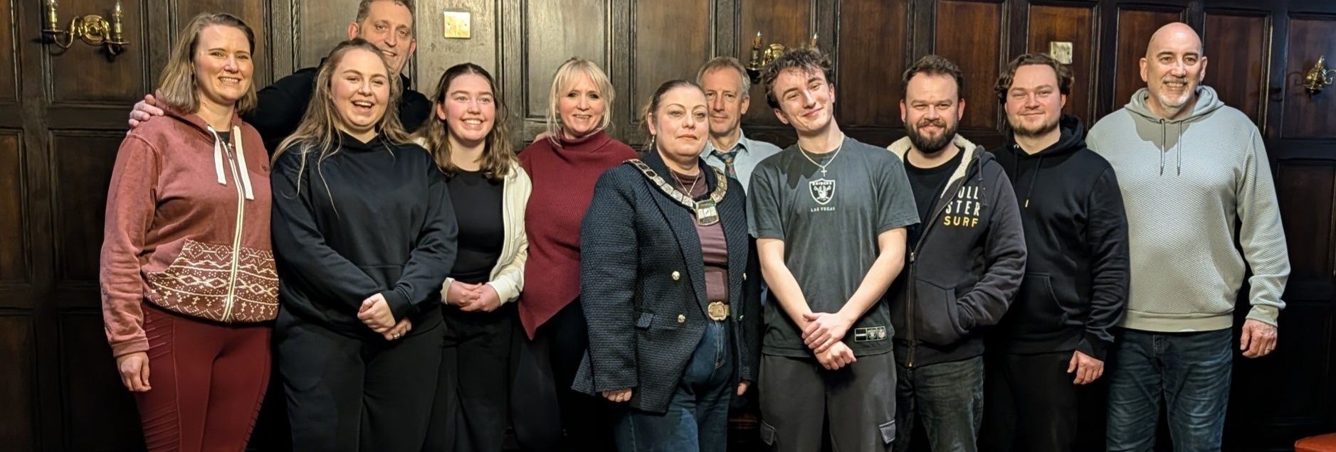 Defendant, Judge and Prosecution at the Thetford Assizes trial of Stephen Watson